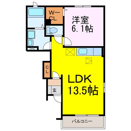 シェリルの物件間取画像